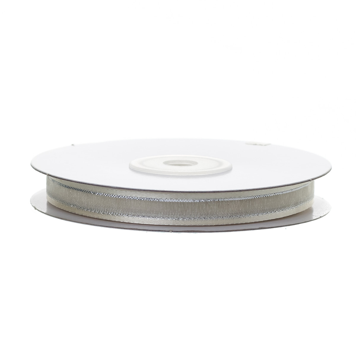 Ivory/Silver - 3/8in. x 25yd