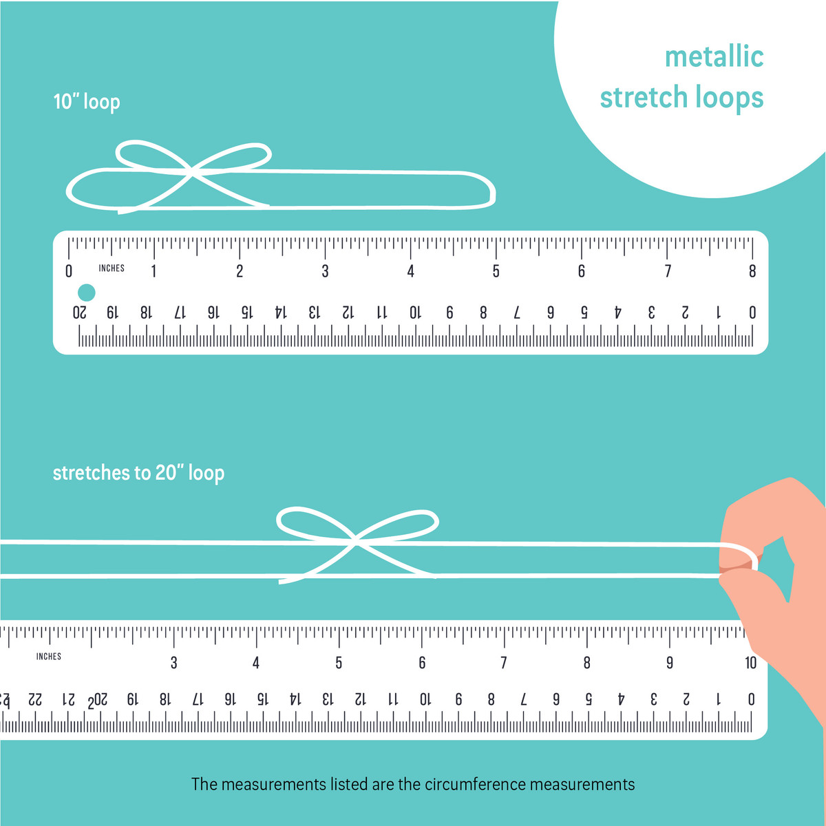 Image of Metallic Stretch Loops