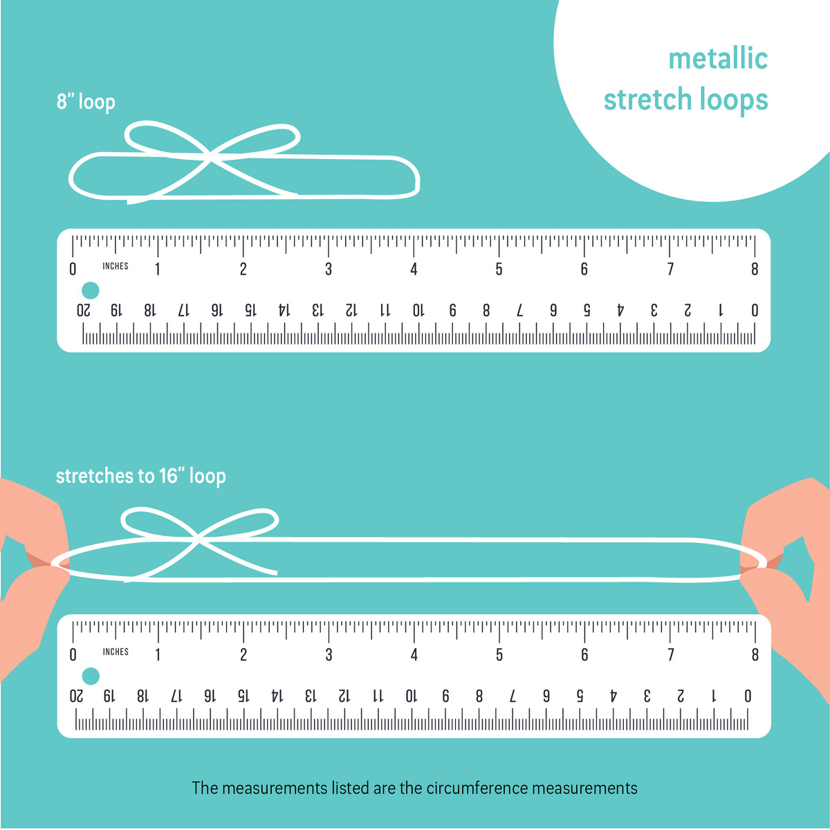 Image of Metallic Stretch Loops