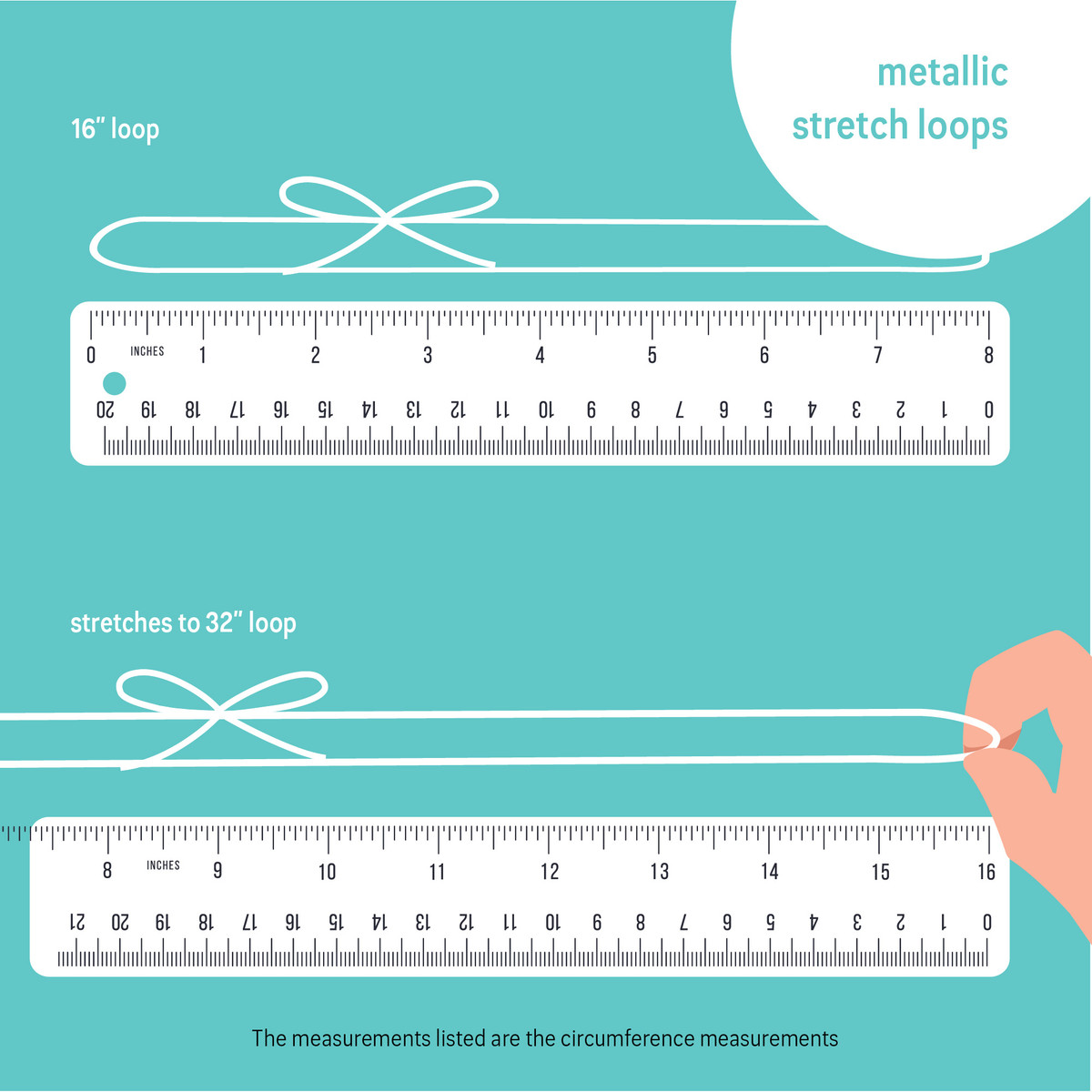 Image of Metallic Stretch Loops