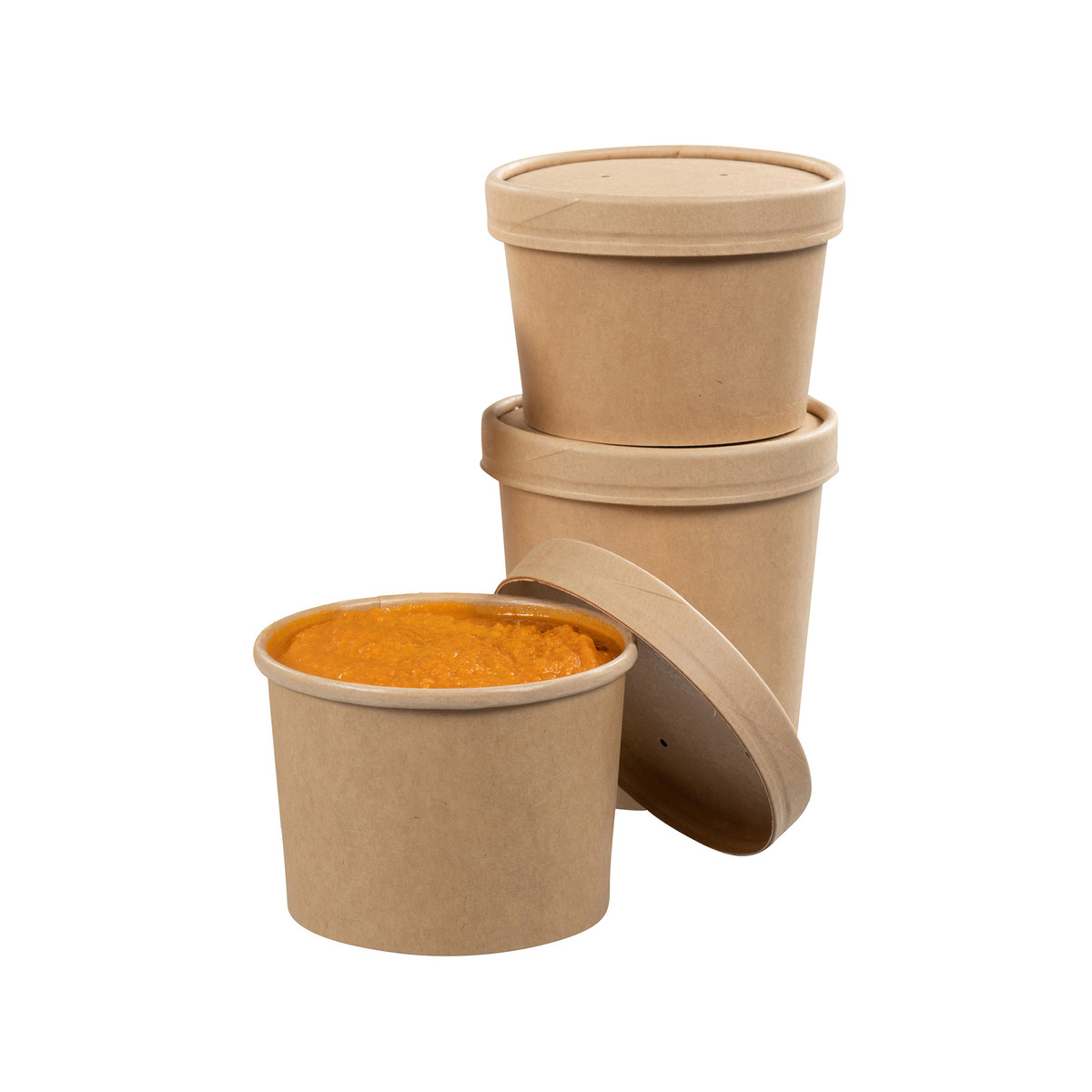 Image of Kraft Paper Food Cups