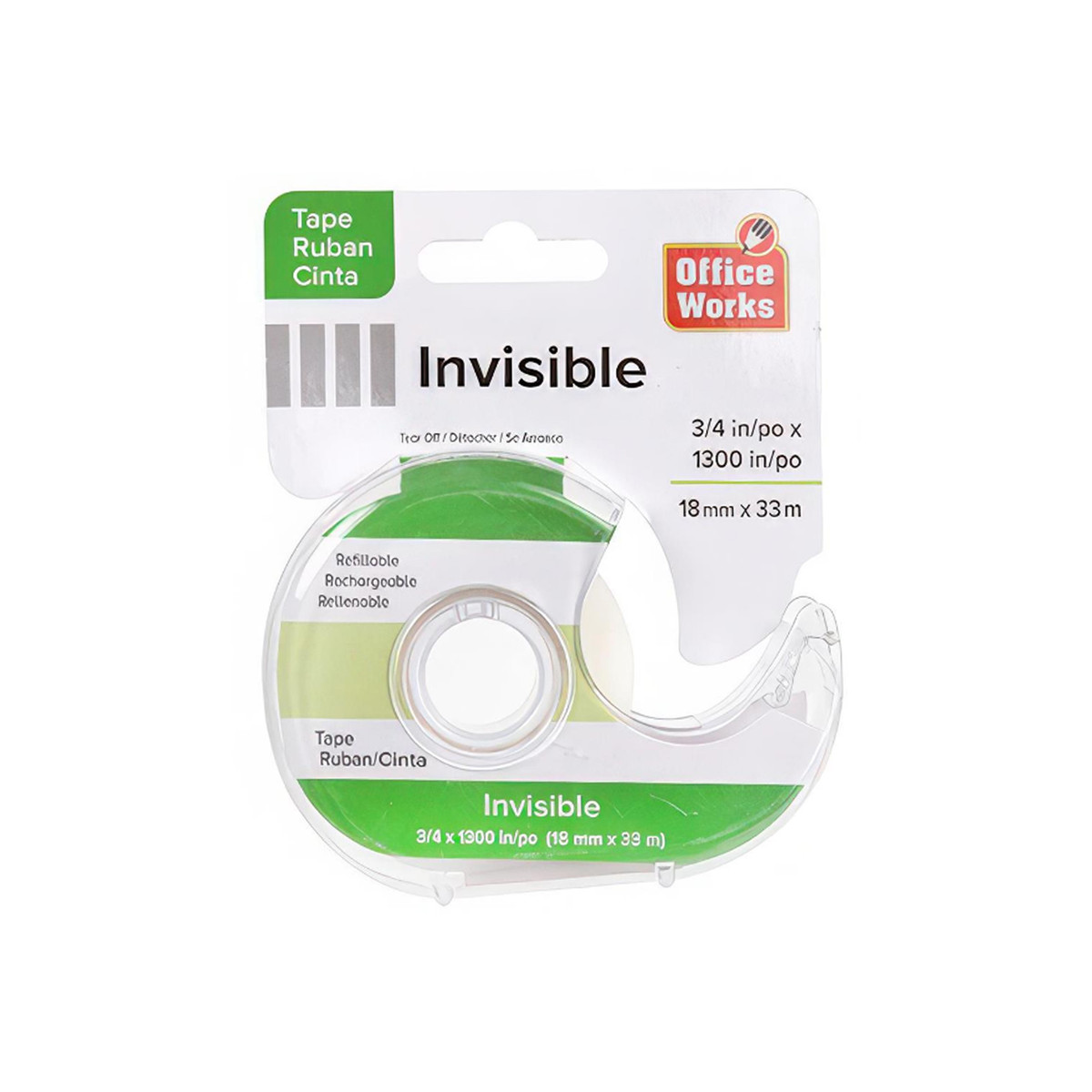 Ruban invisible - 18mm x 33m