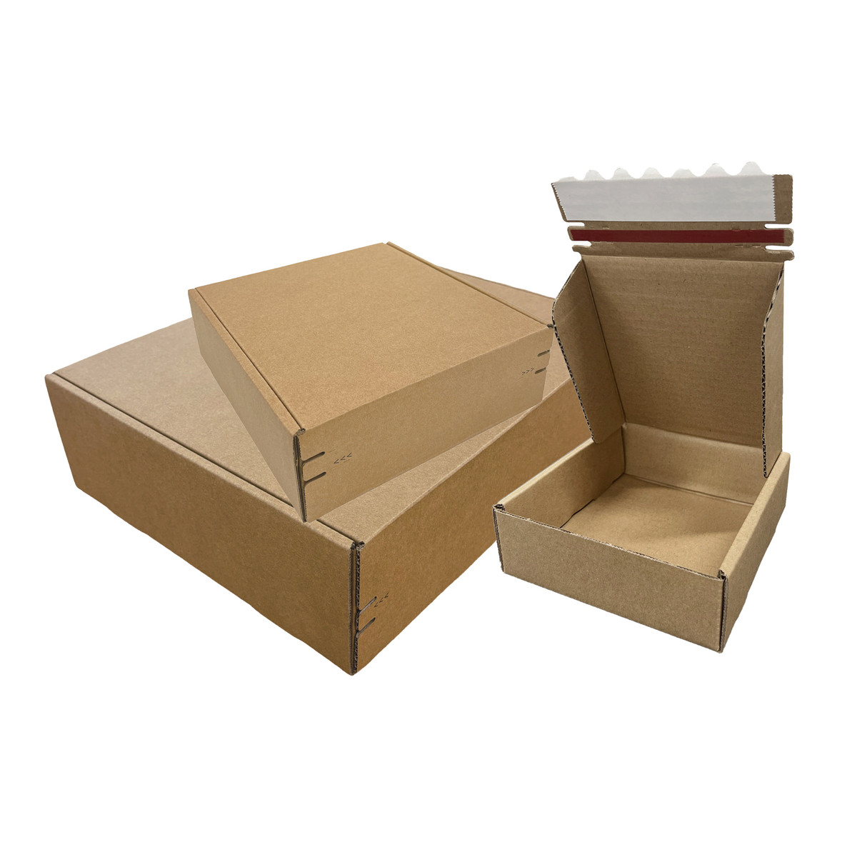 Image of Self-Sealing Kraft Corrugate Mailers