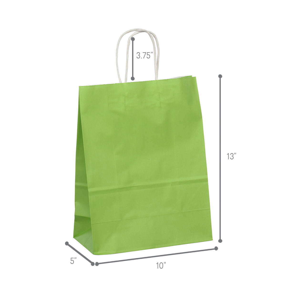 Green - 10 x 5 x 13in.
