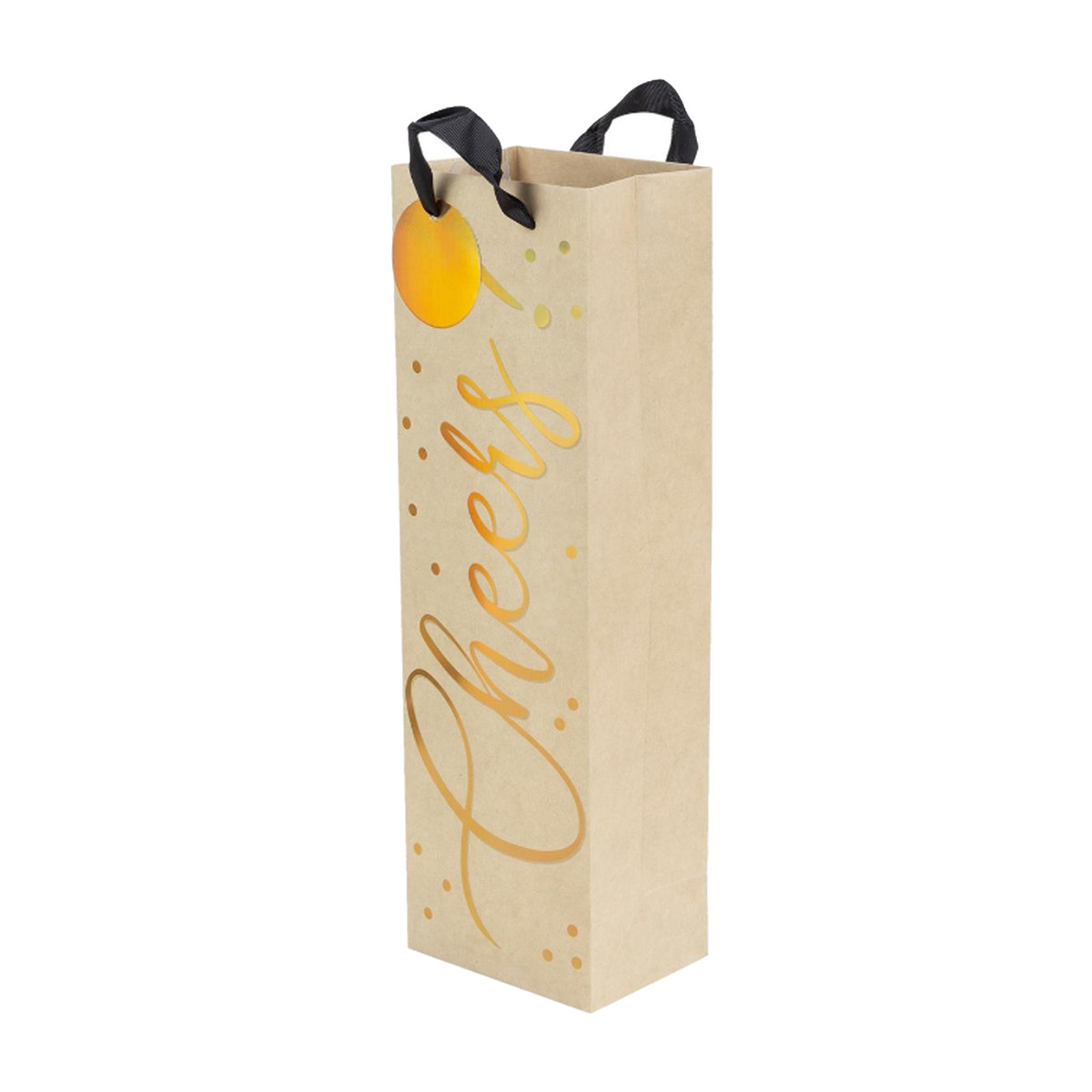 Image de Kraft Cheers Wine Bags Image de Kraft Cheers Wine Bags