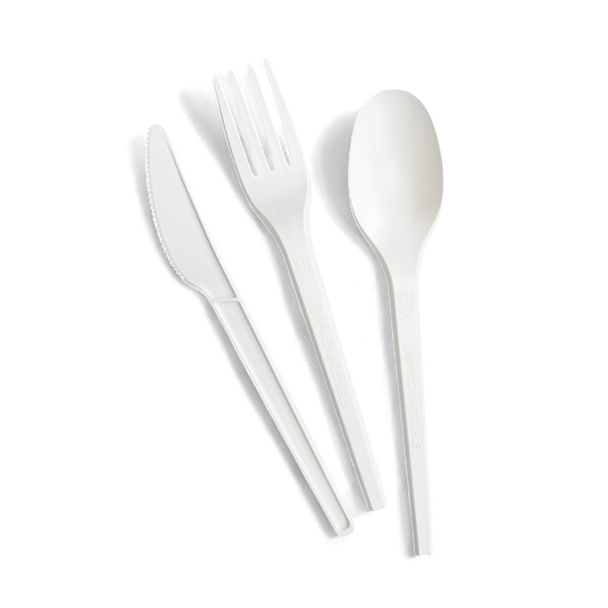 Image of White CPLA Cutlery