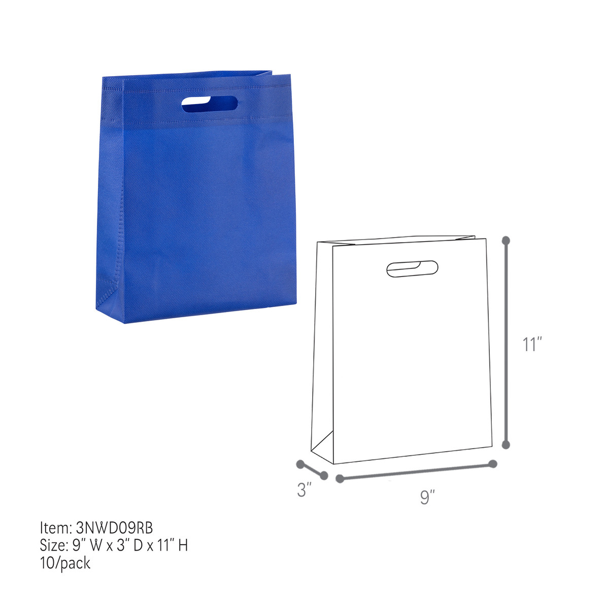 Royal - 9 x 3 x 11in.