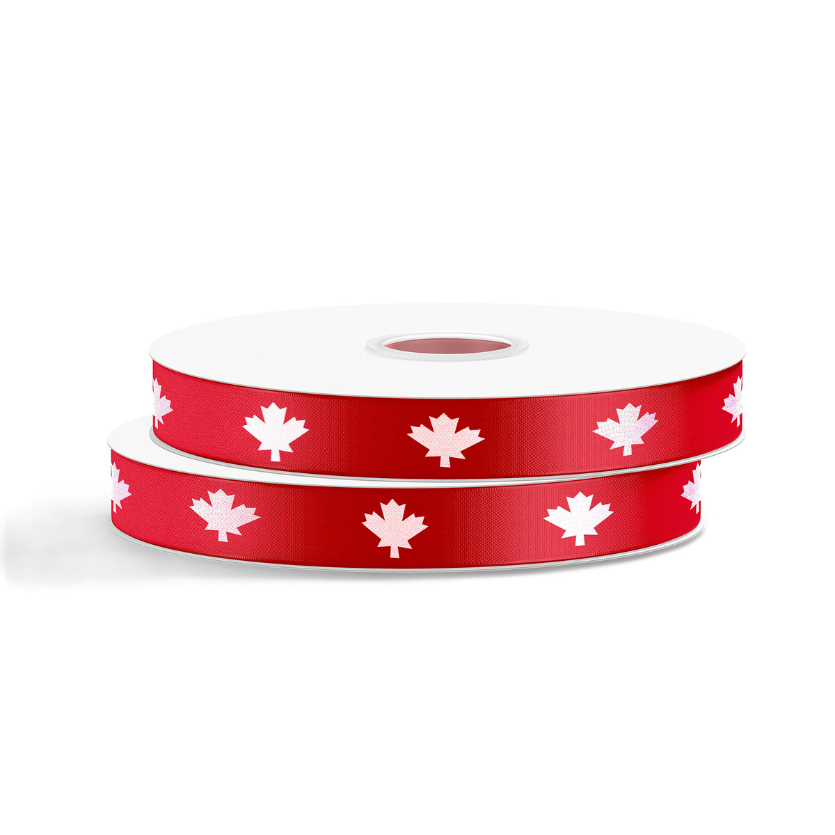 Image of Maple Leaf Satin Ribbon