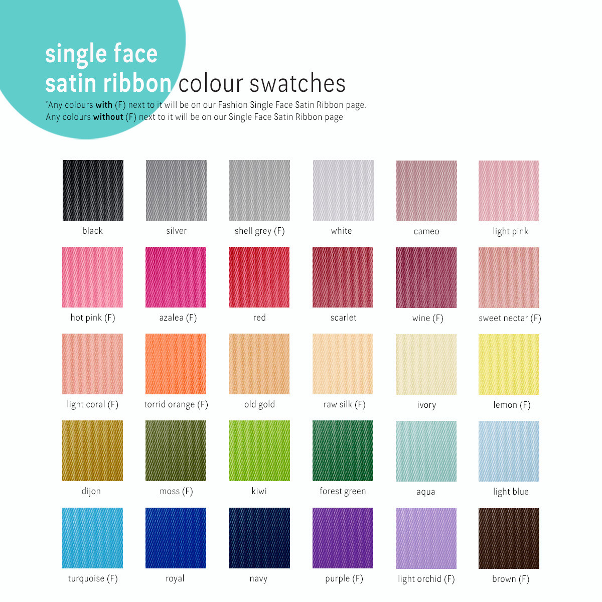 Image of Single Face Satin Ribbon