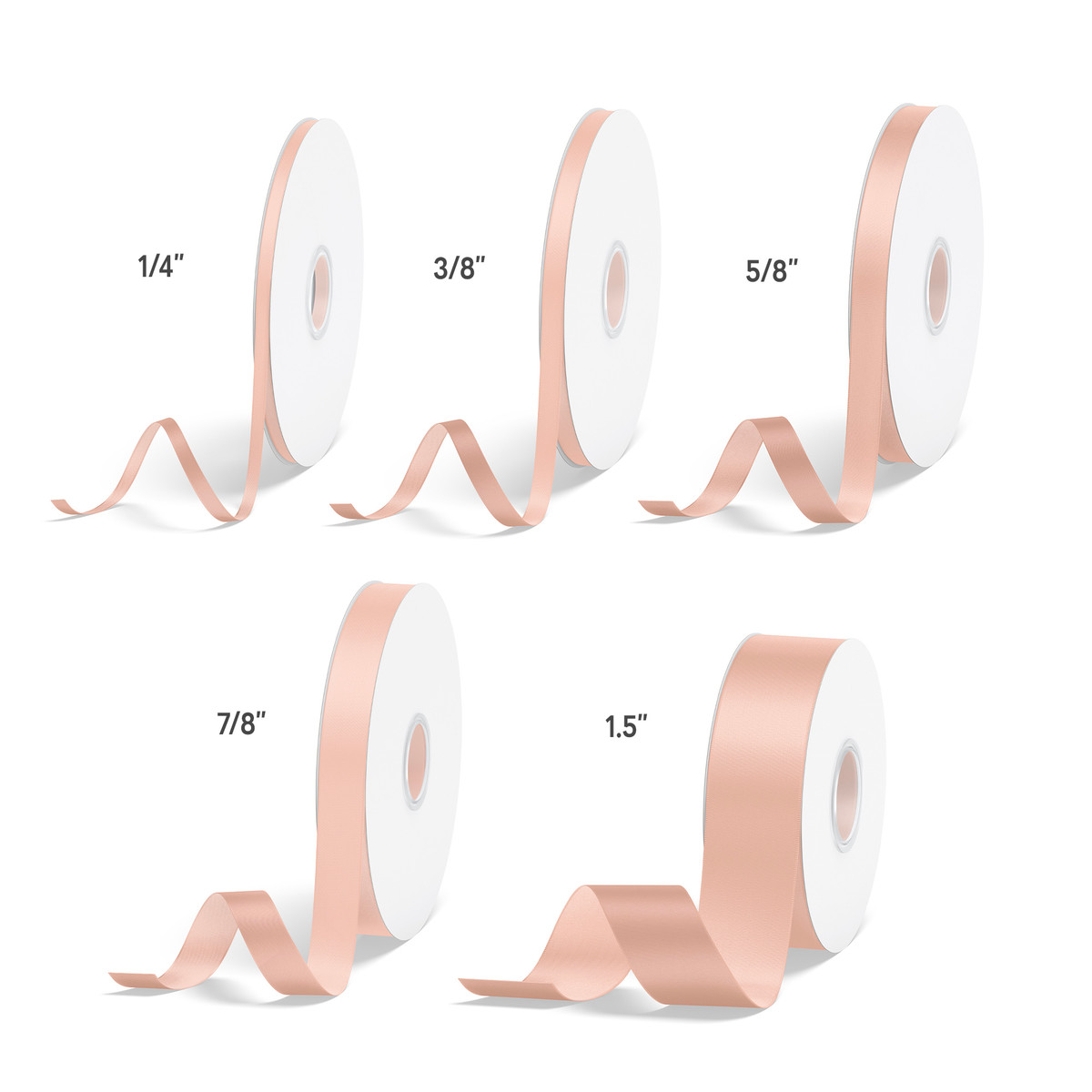 Petal Peach - 1.5in. x 50yd