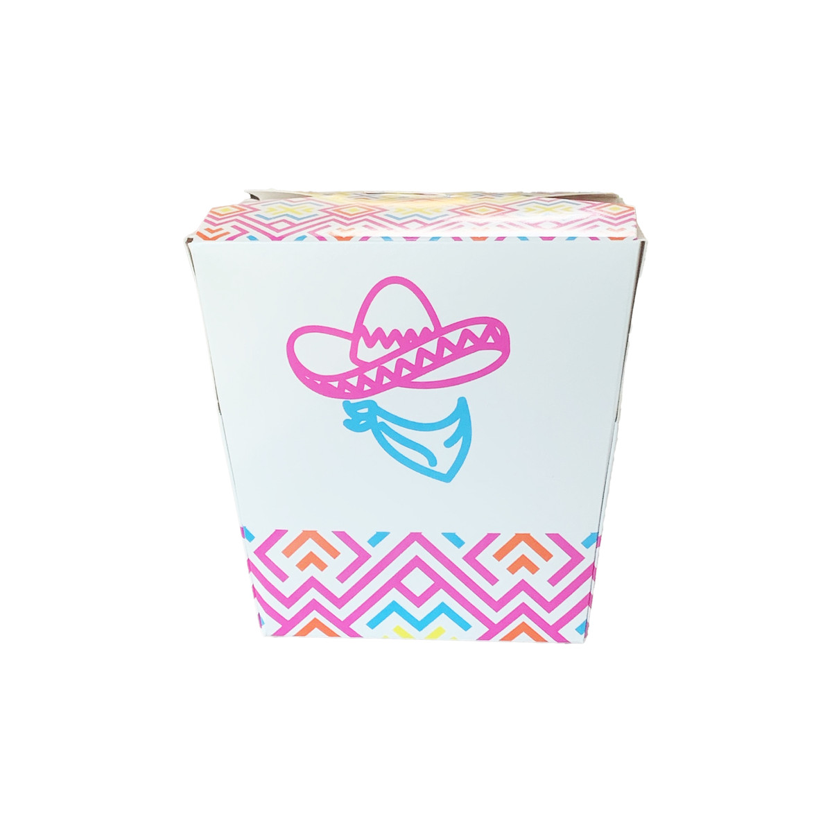 Image of Neon Print Takeout Boxes