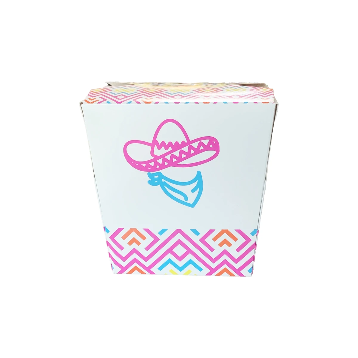 Image of Neon Print Takeout Boxes