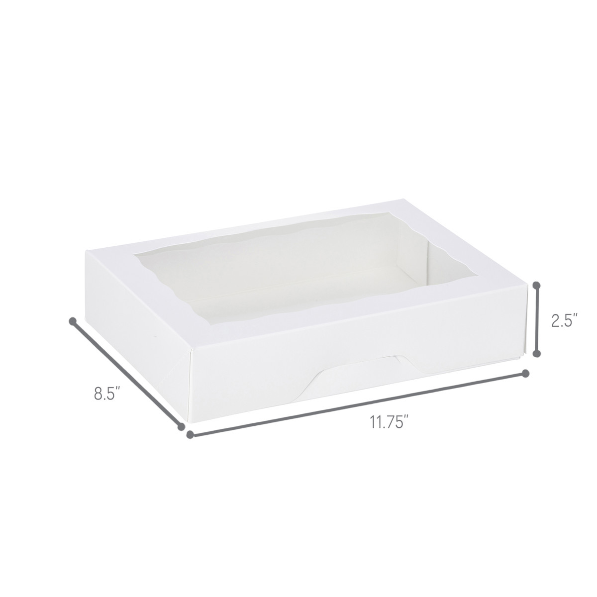 11.75 x 8.5 x 2.5in.