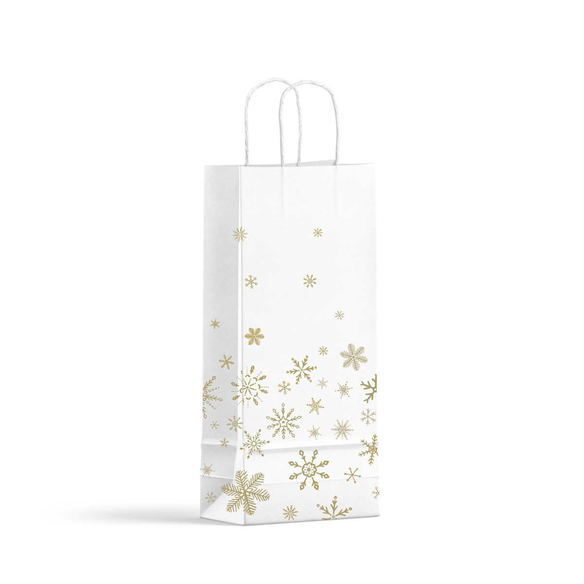 Image of Snowflake Wine Paper Bags