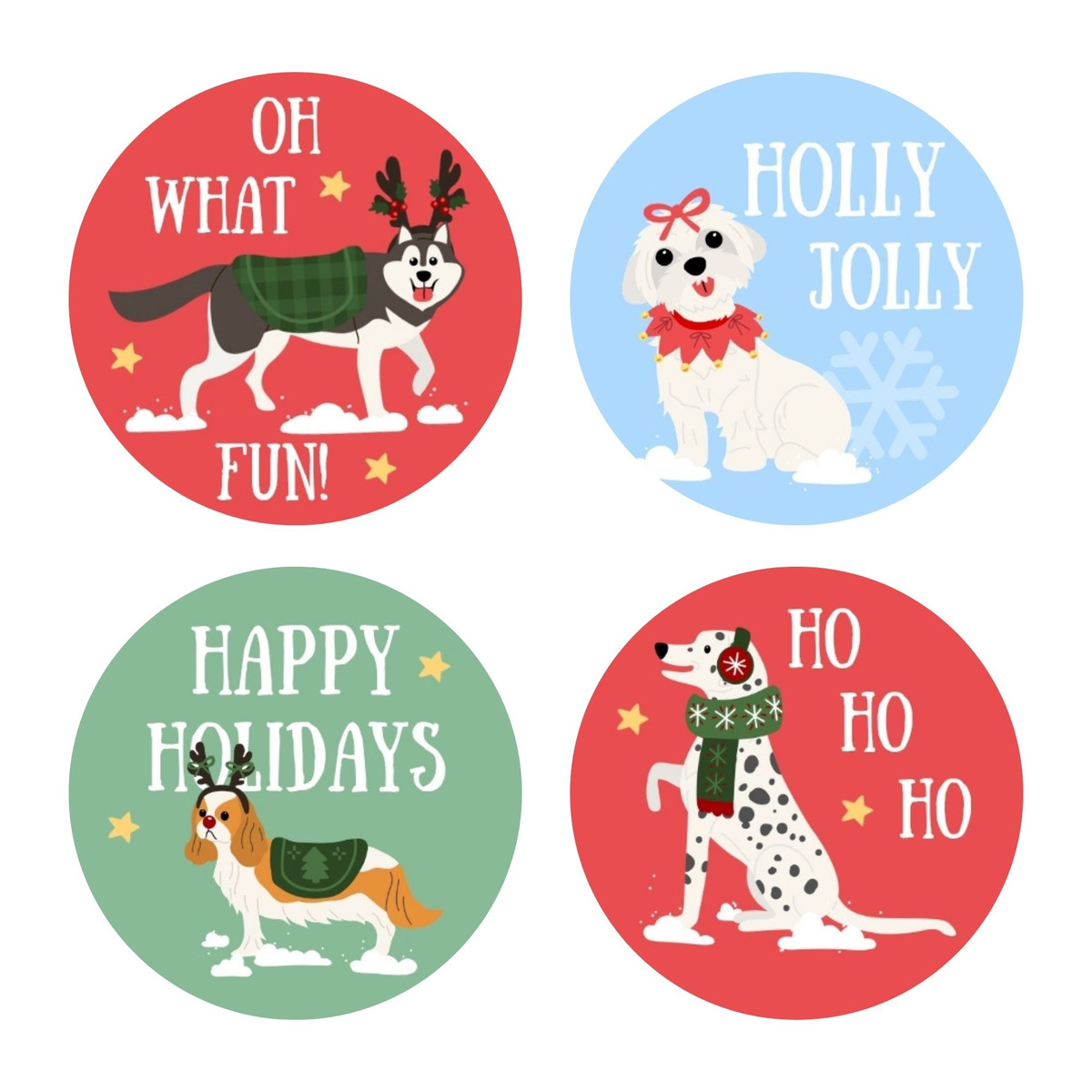 Deck the Paws - 1.5in - 30pk