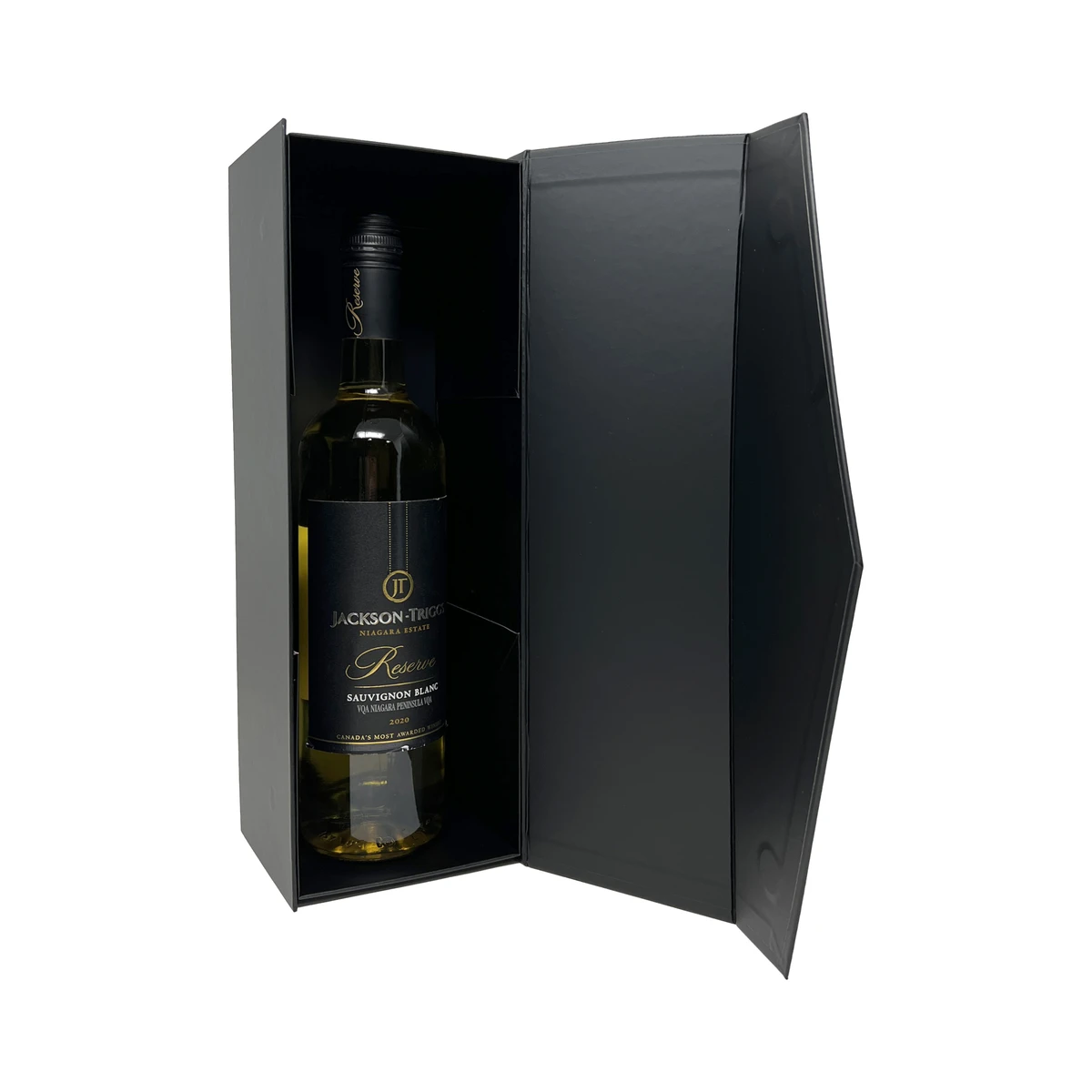 Image of Black Magnetic Wine Boxes