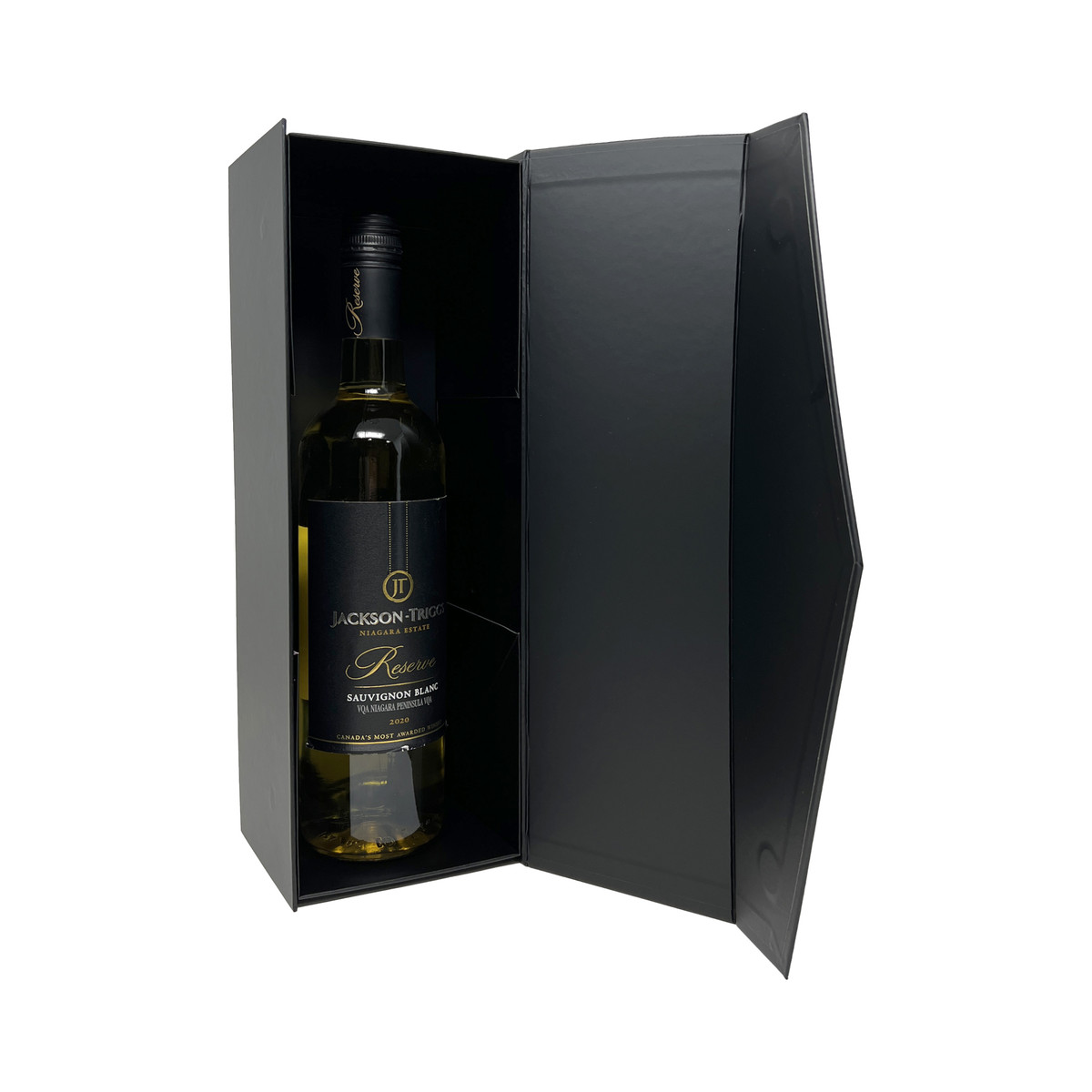 Image of Black Magnetic Wine Boxes