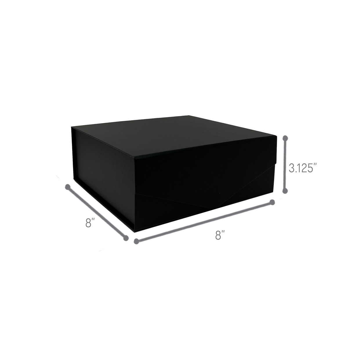 8 x 8 x 3.125in.