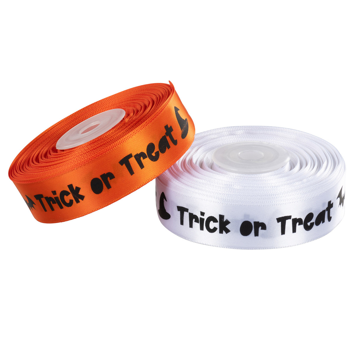 White/Orange - 7/8in x 25yd