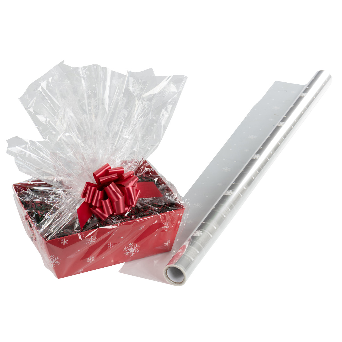 Image of Snowflake Basket Wrap