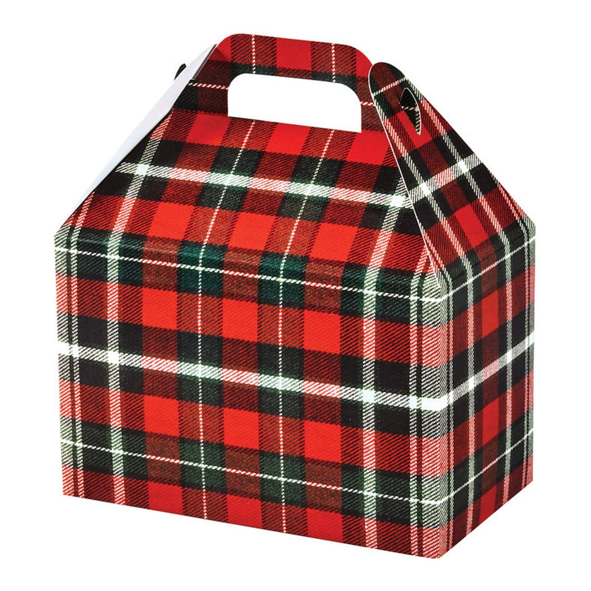 Christmas Plaid - 8.5 x 5 x 5.5in.