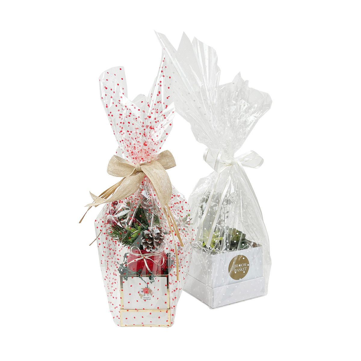 Image of Swiss Dot Basket Wrap