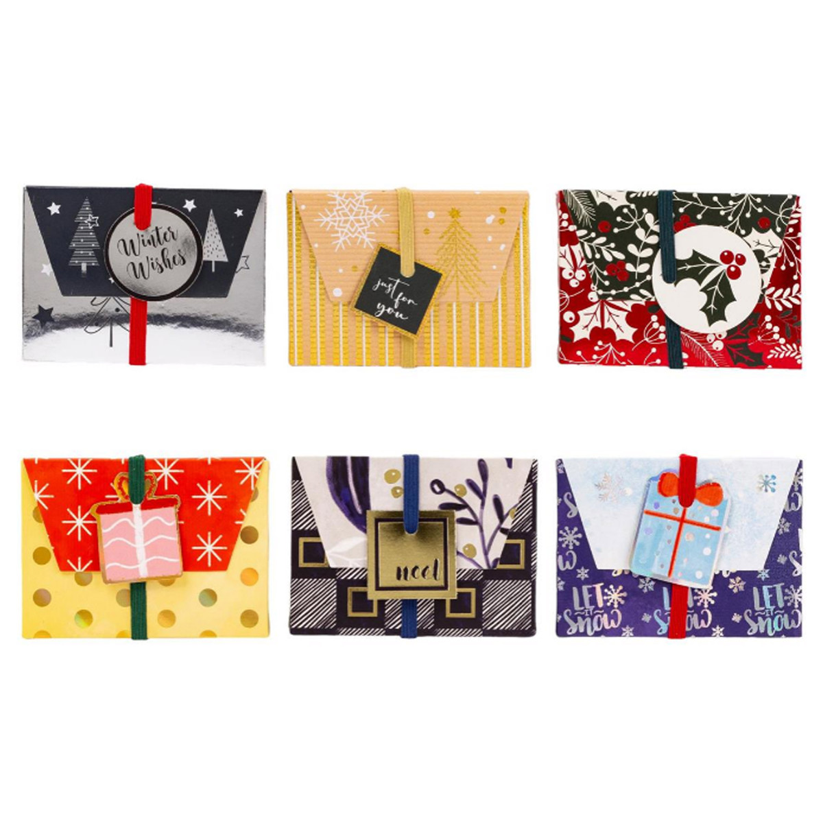 4.3x3in Gift Card Boxes w/Gift Tags - All Packs