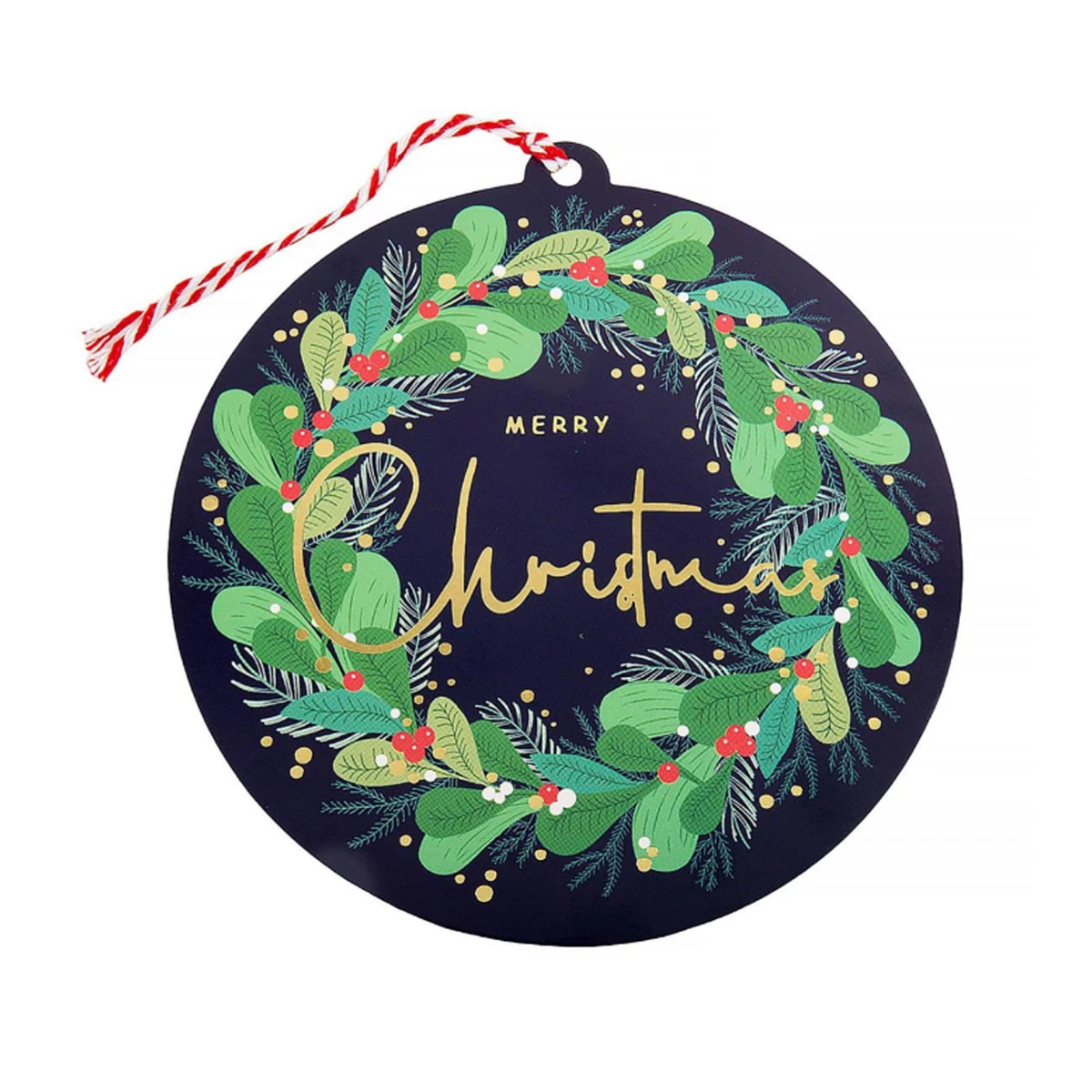 Oversized Black Ornament Hang Tags