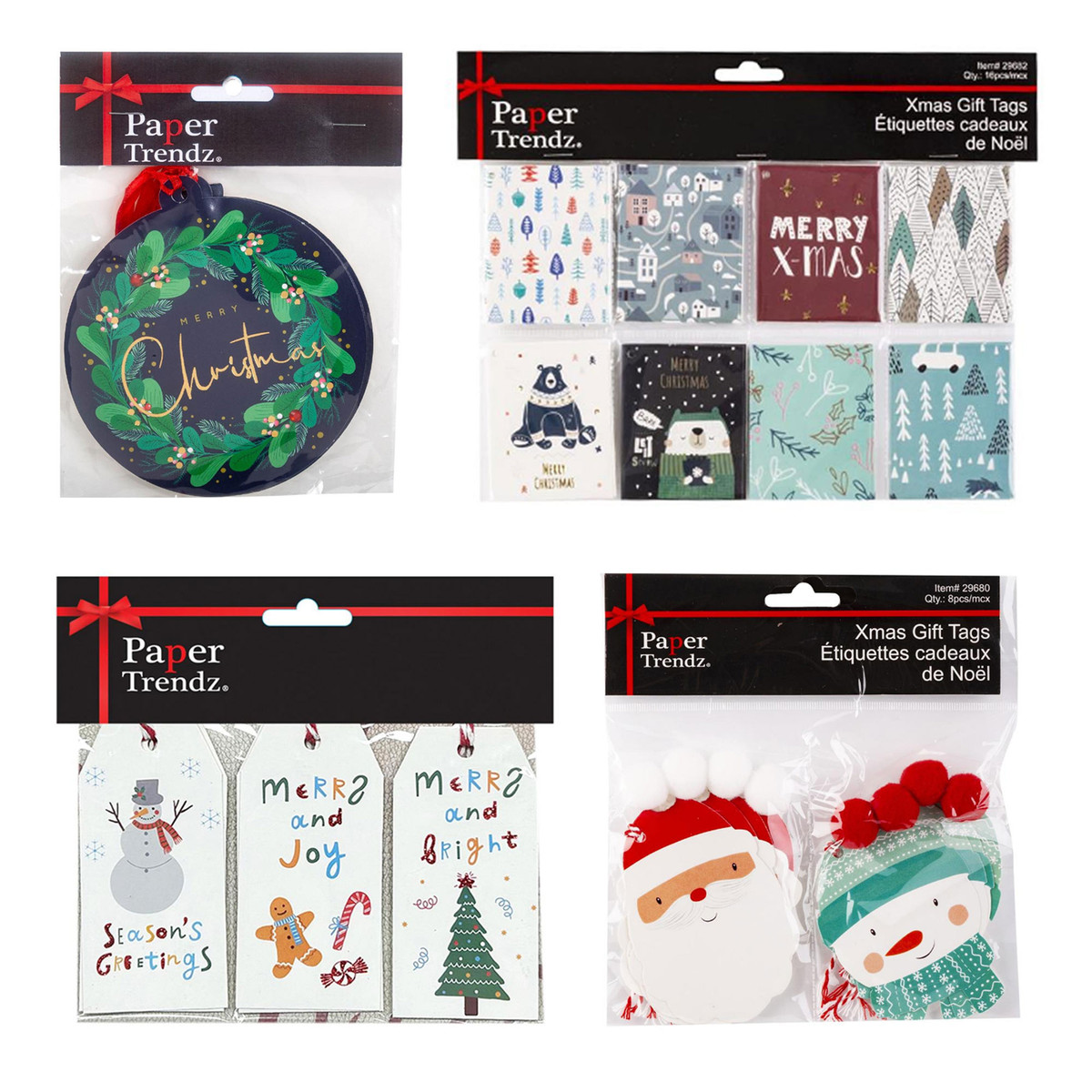 Pop-Out Folded Gift Cards - All Packs