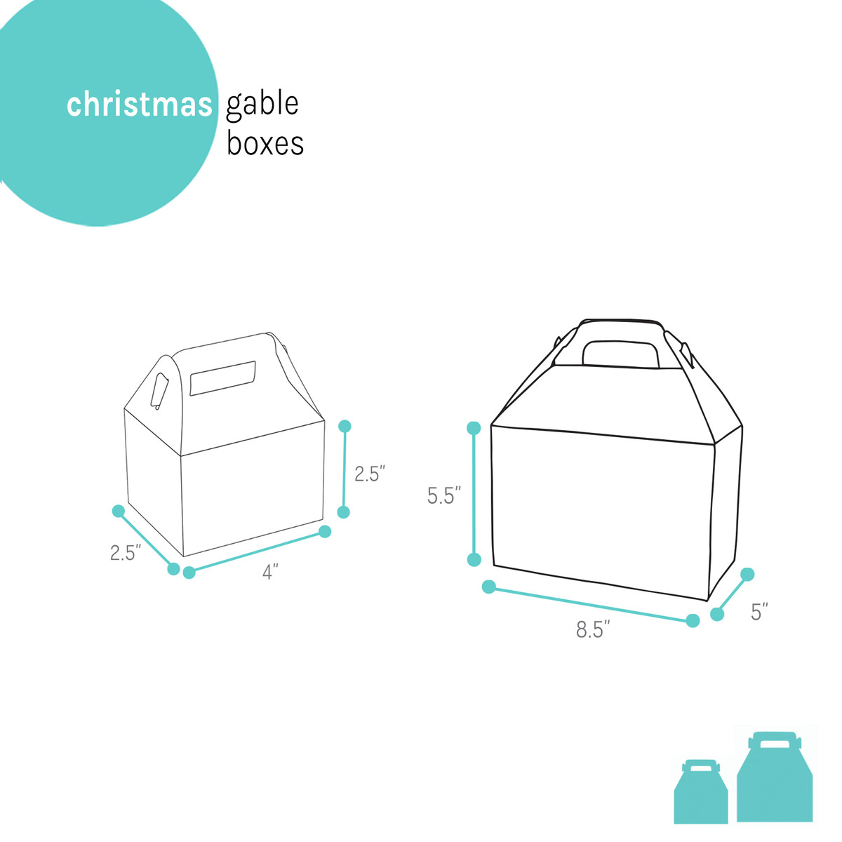 Vintage Ornaments - 8.5 x 5 x 5.5in.