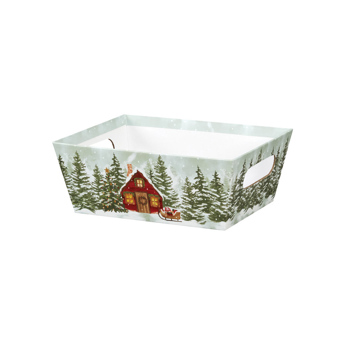 Christmas Cottage - 9 x 7 x 3.5in.