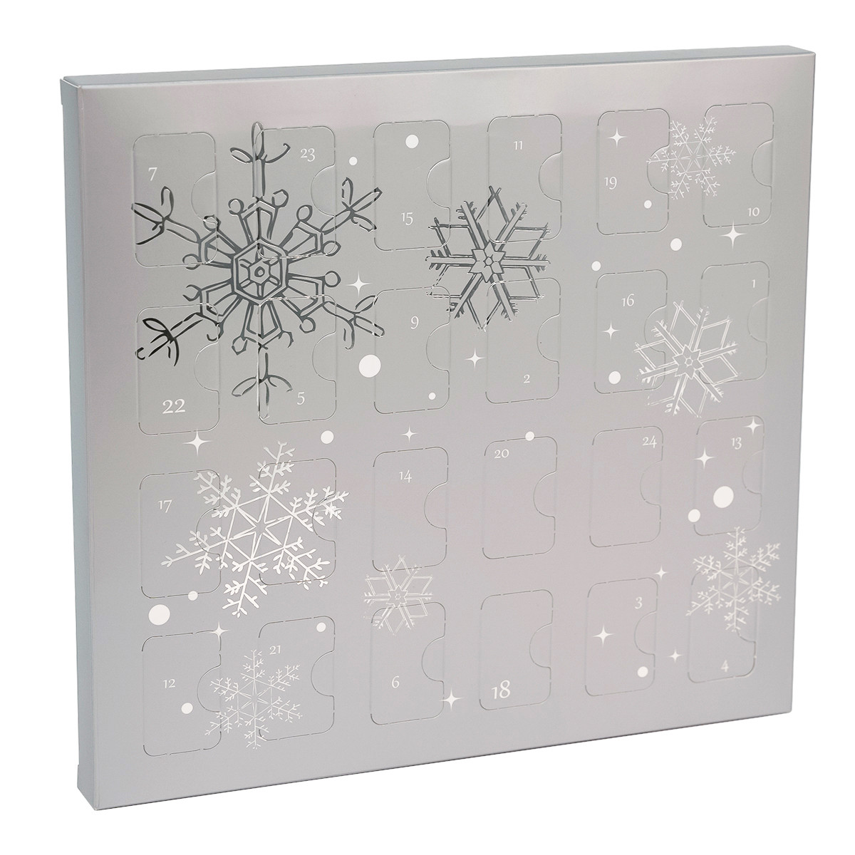 Metallic Silver Snowflake - 12 x 7/8 x 11in.