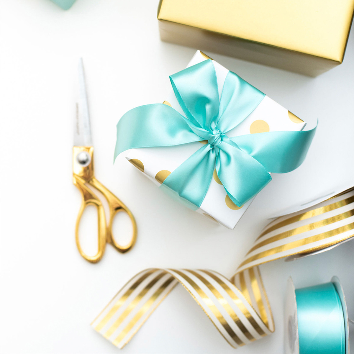 White & Gold Dots on Matte Paper