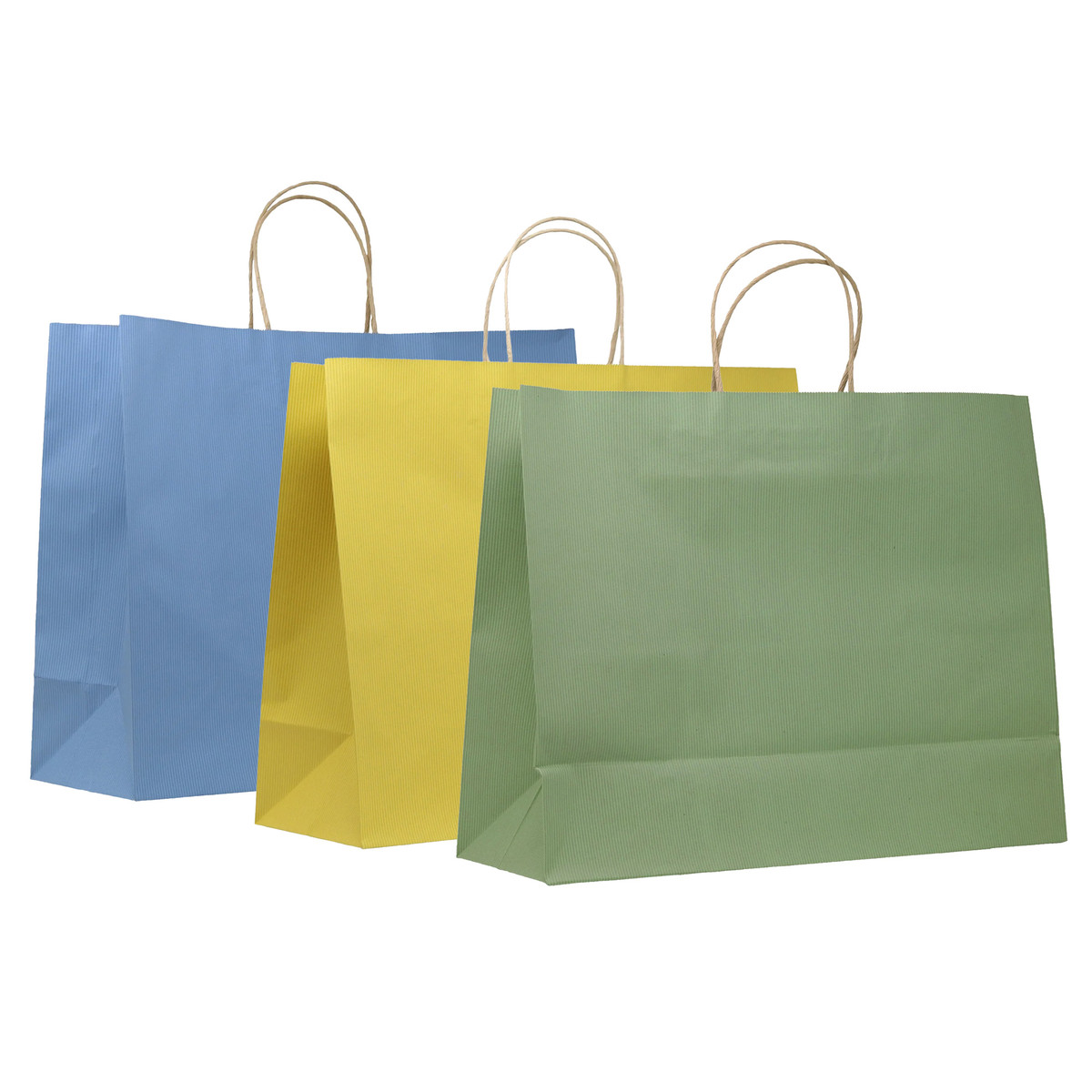 Image of Pinstripe & Tinted Colour Paper Bags