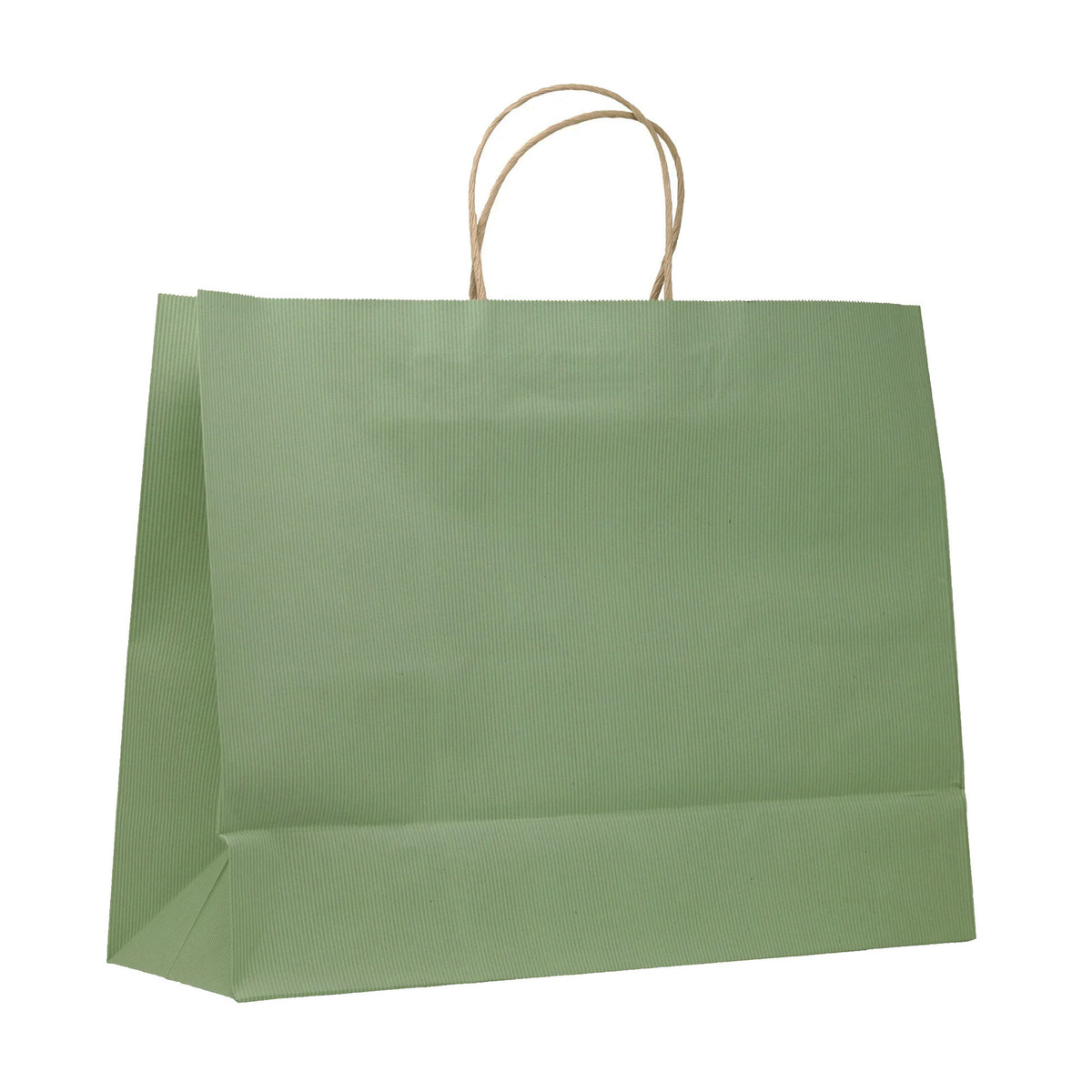 16 x 6 x 13in - Sage Pinstripe