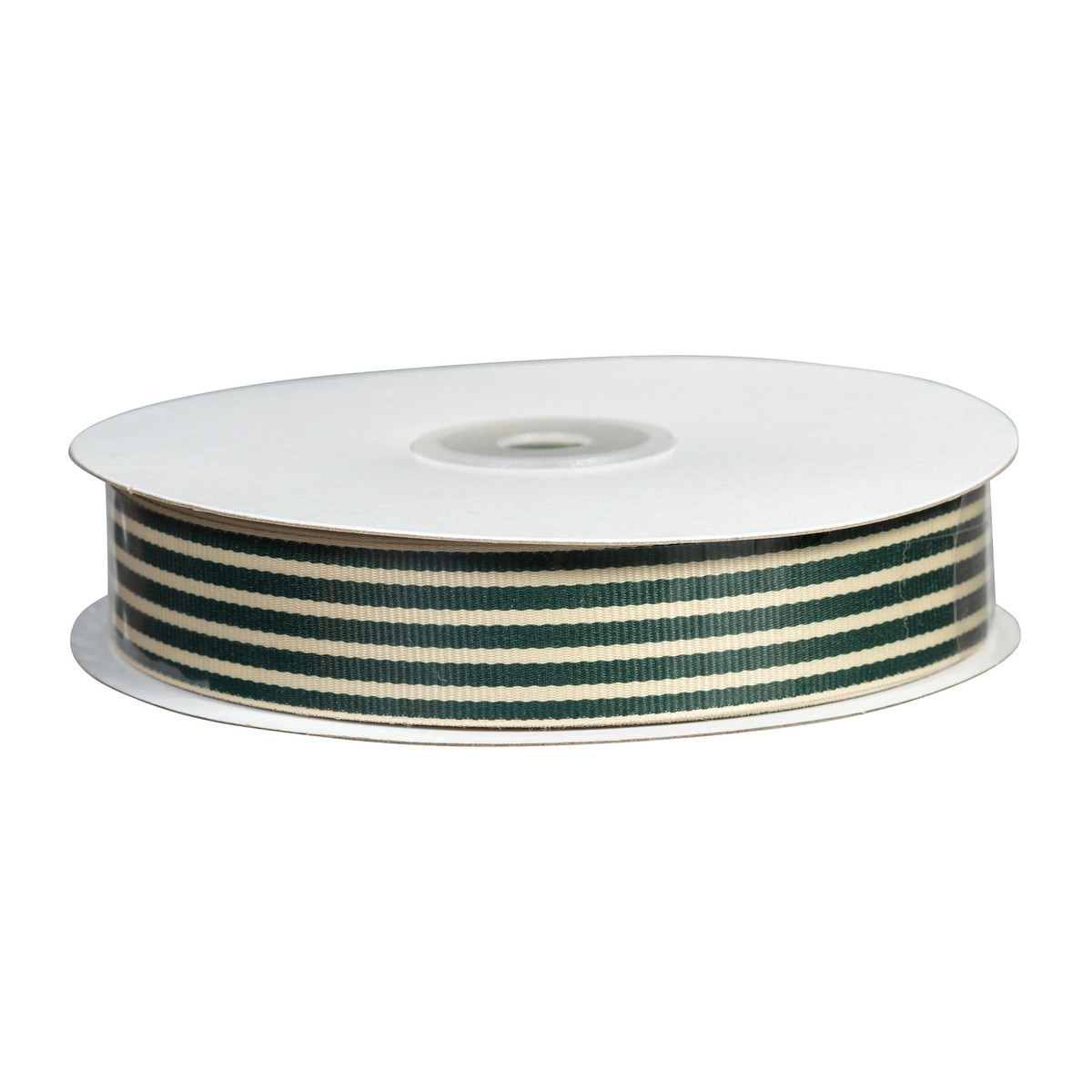 Green/Ivory - 7/8in. x 25yd
