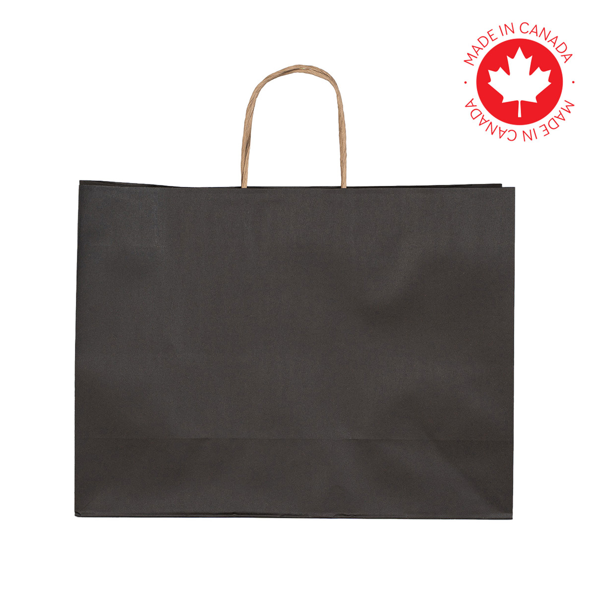 Image of Warehouse Special 16x6x12 Black Paper Bags