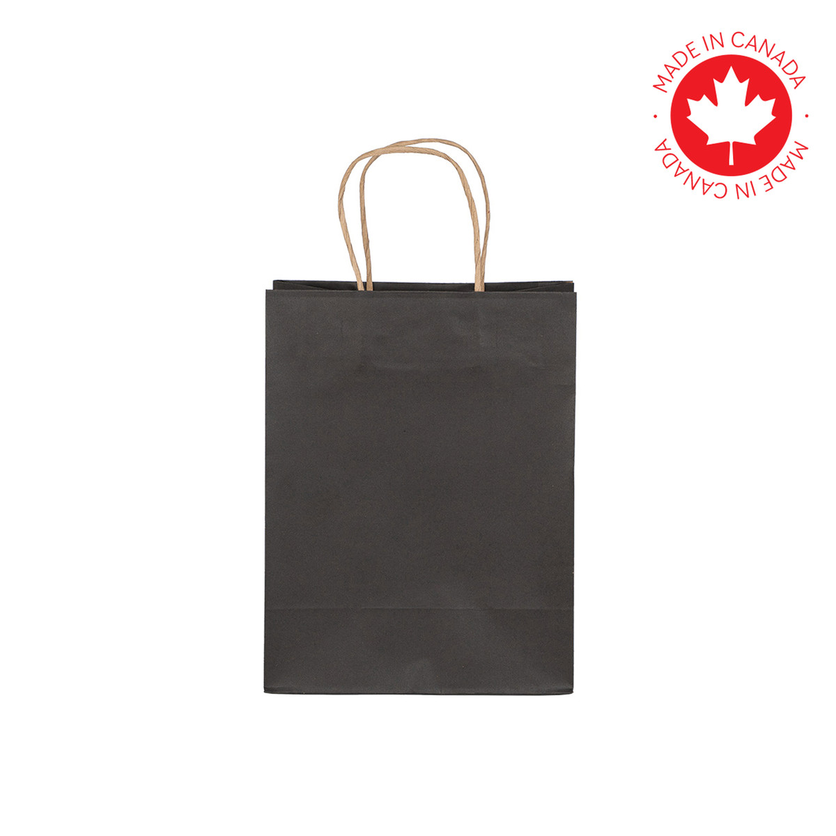 Image of Warehouse Special 8x4x10 Black Paper Bags
