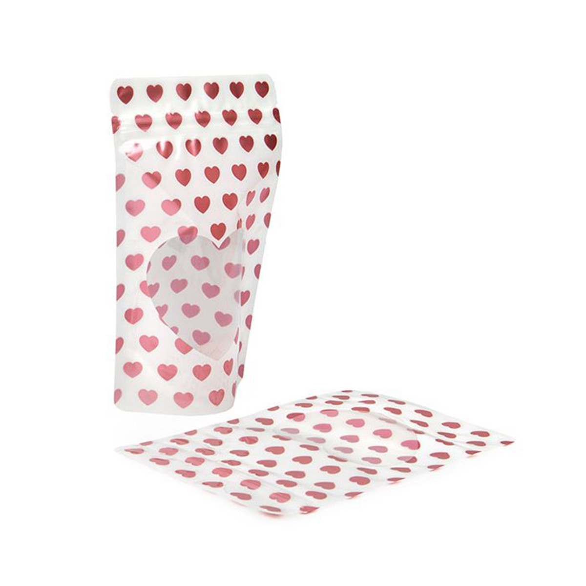 Rosegold Hearts on White - 4oz
