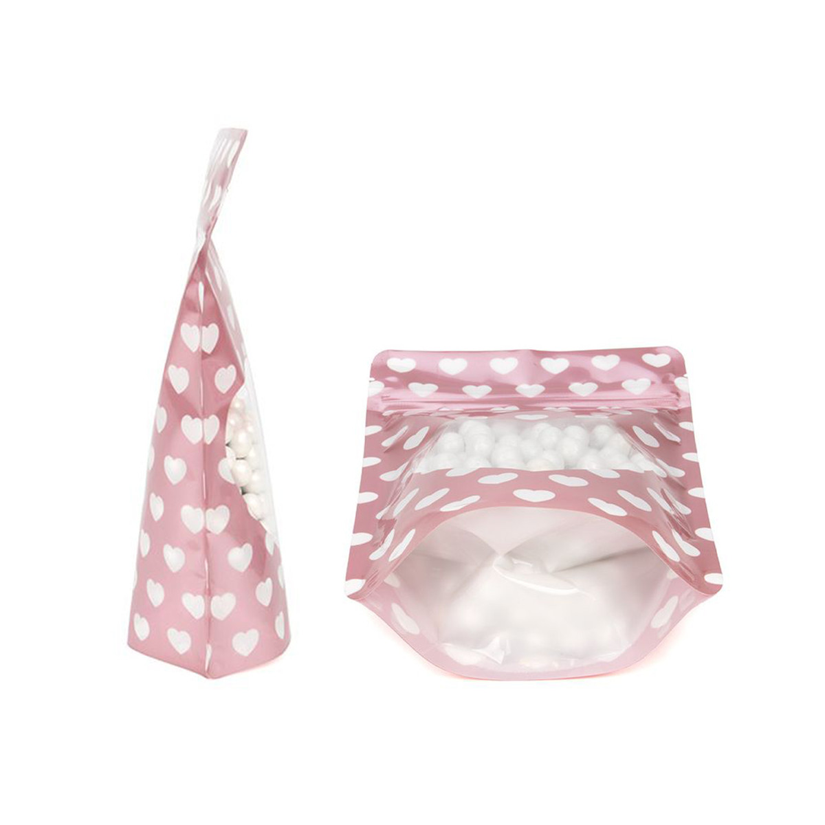 White Hearts on Rosegold - 4oz