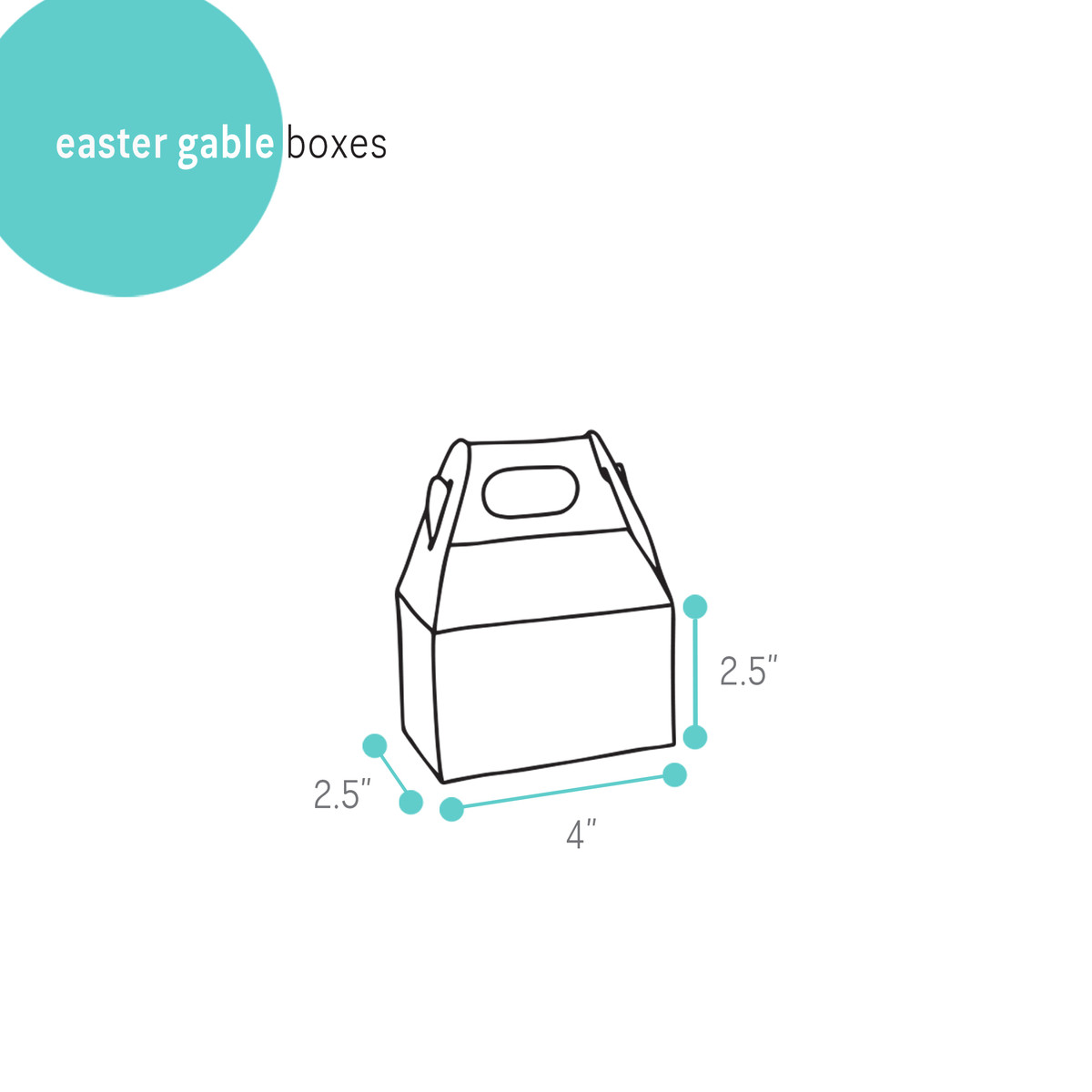 Image of Easter Mini Gable Boxes