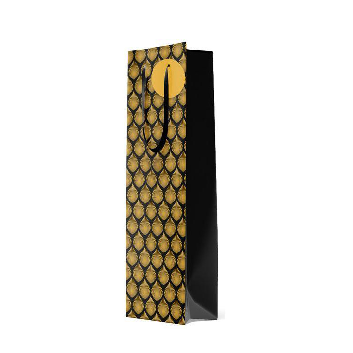 Image of Gold Leaves Bottle Bags