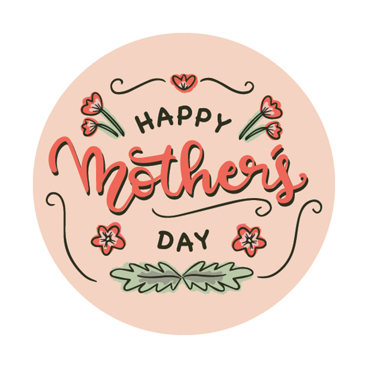 Peach Mother's Day Flowers