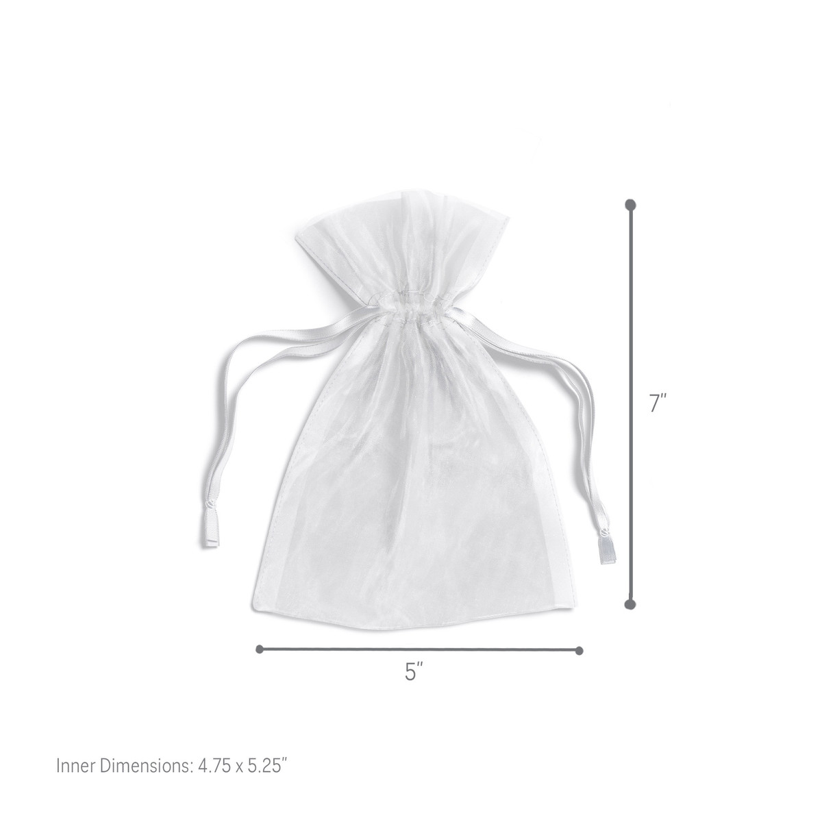 White - 5 x 7in.