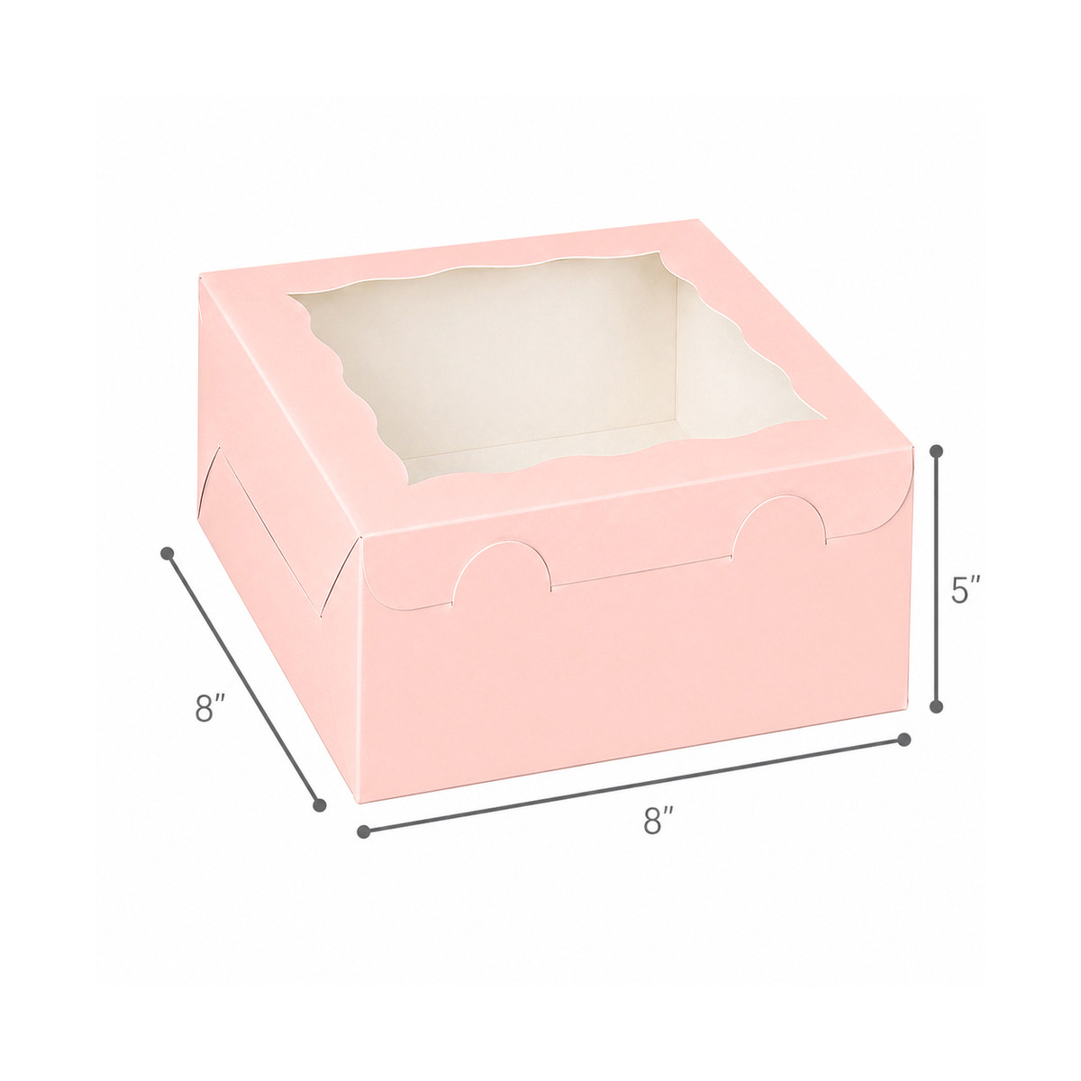 8 x 8 x 5in.