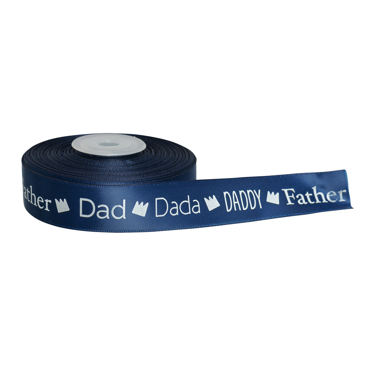 Dark Navy/White - 7/8in x 25yd