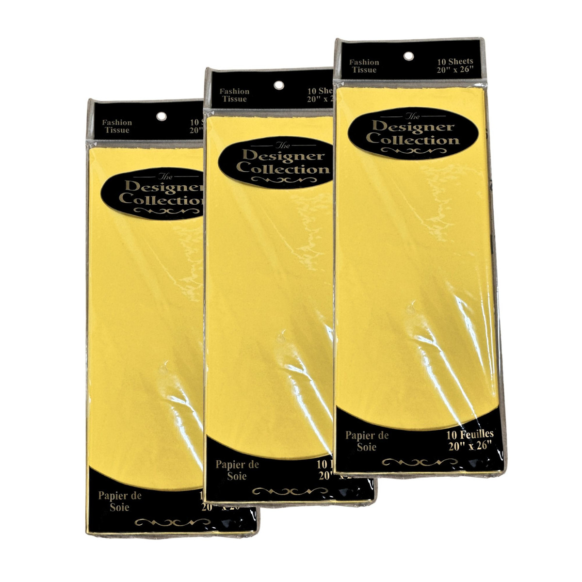 Image of Warehouse Special Yellow Tissue Paper Packs