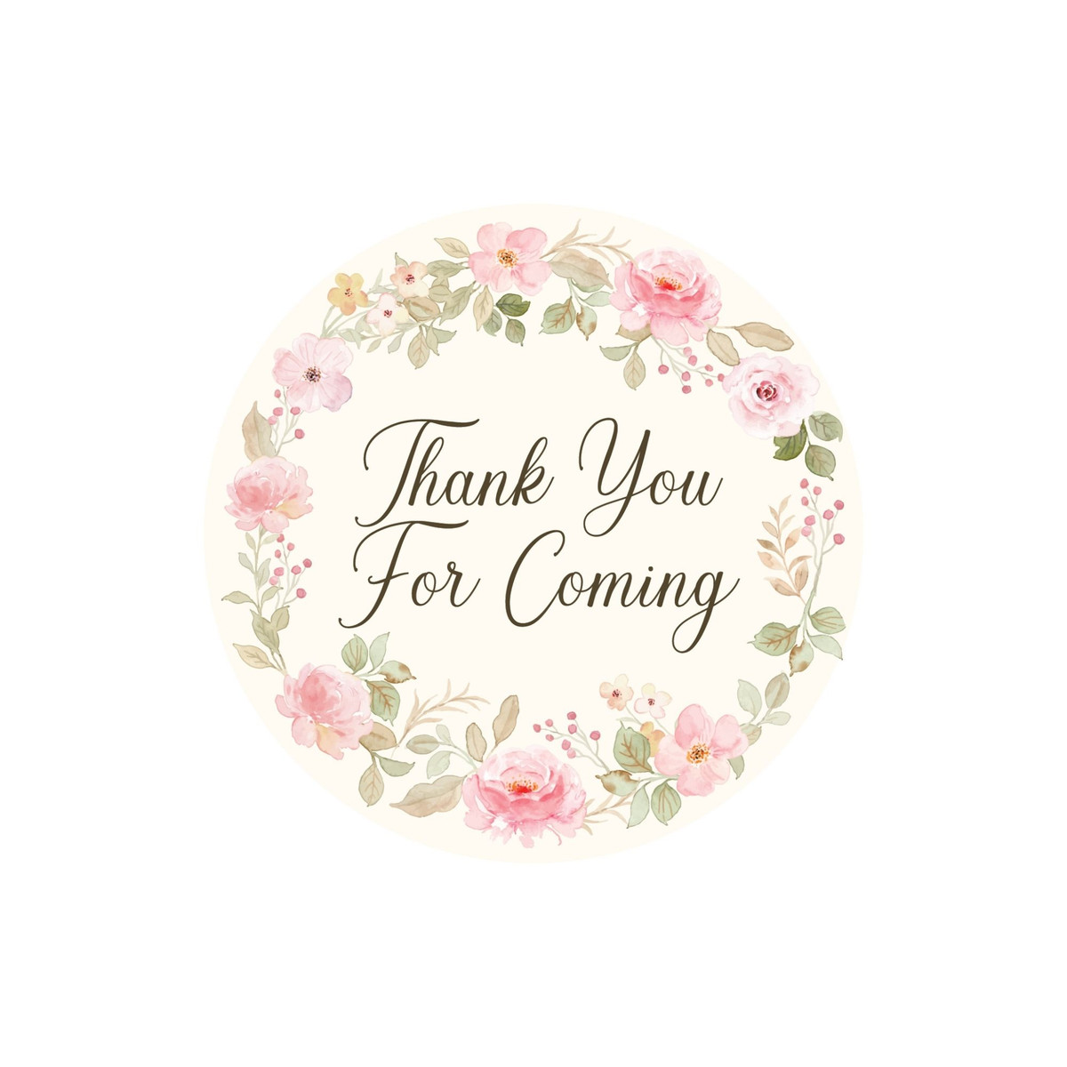 Image of Thank You For Coming Stickers