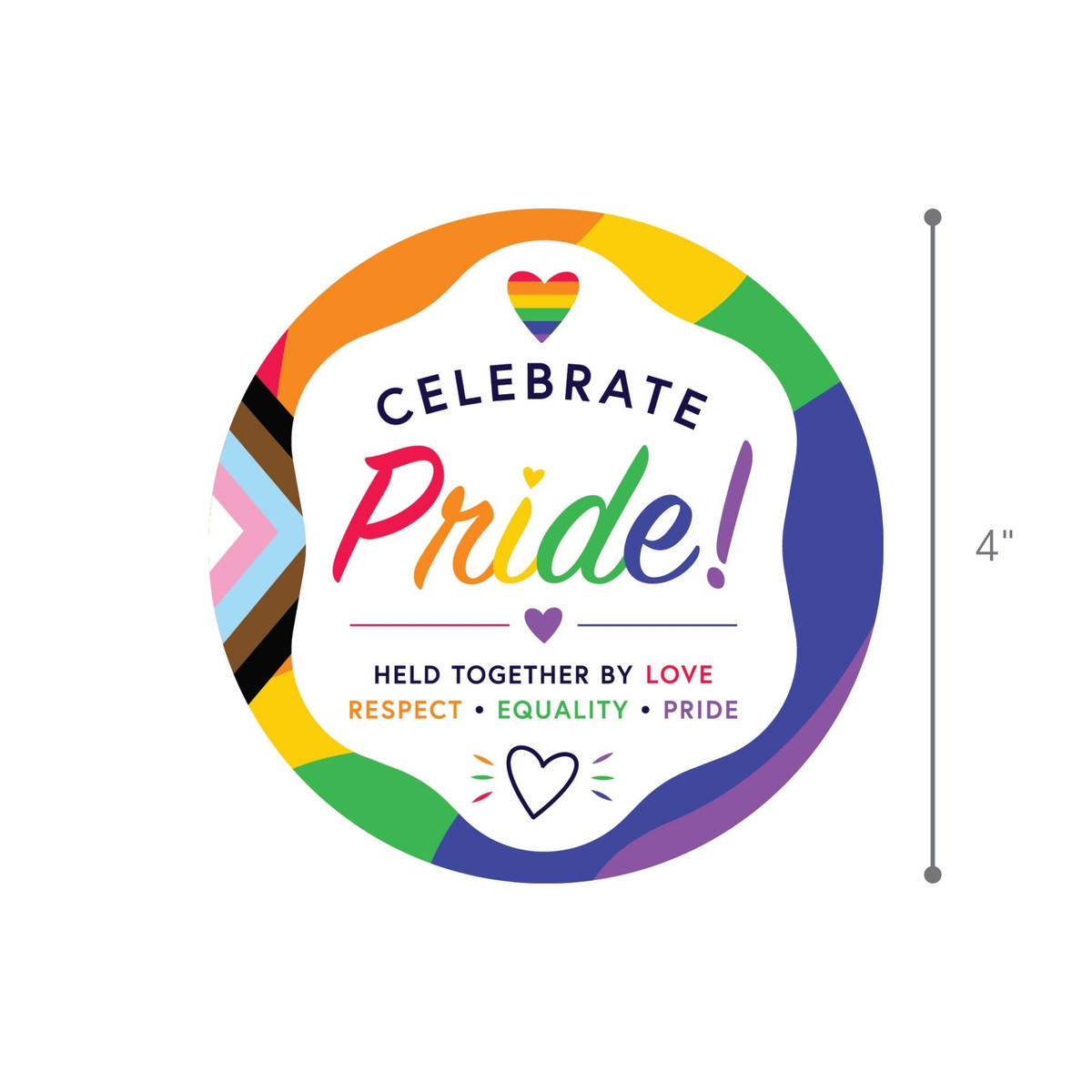 Celebrate Pride - 4in.