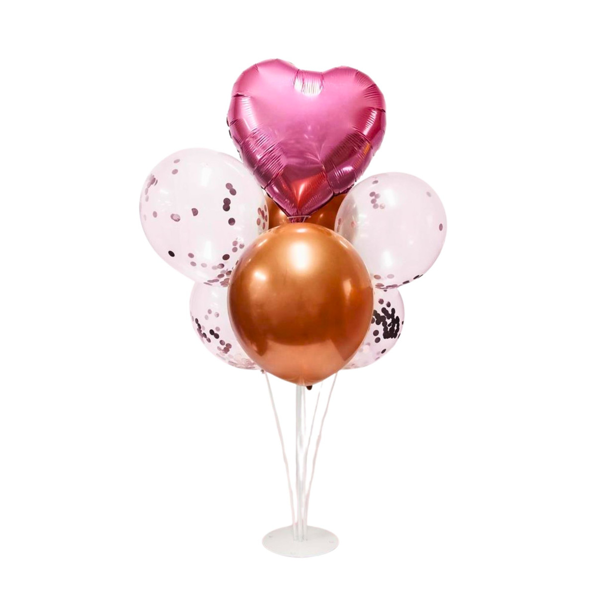 Pink - 7 balloons
